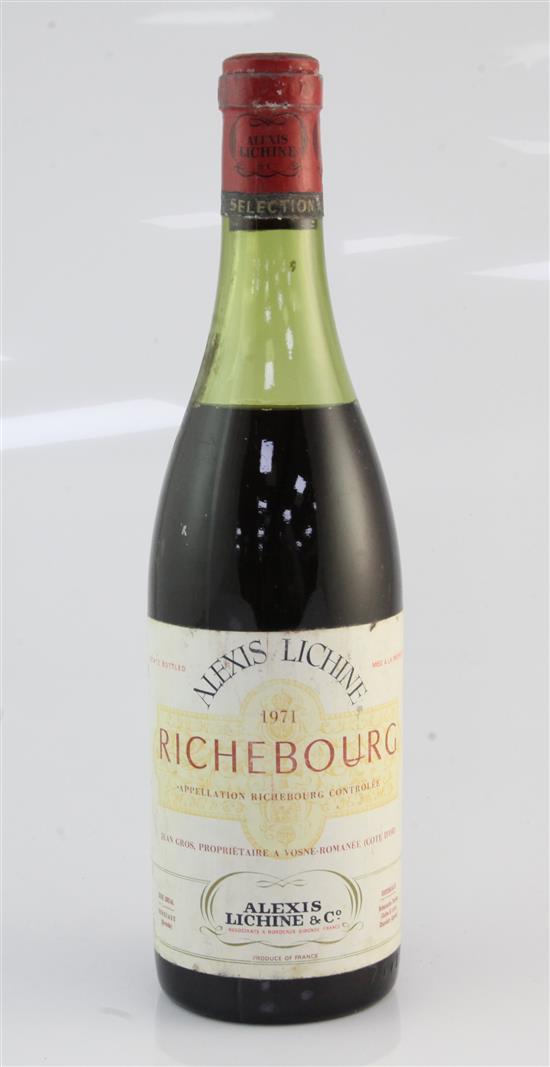 One bottle of Richebourg Grand Cru 1971,